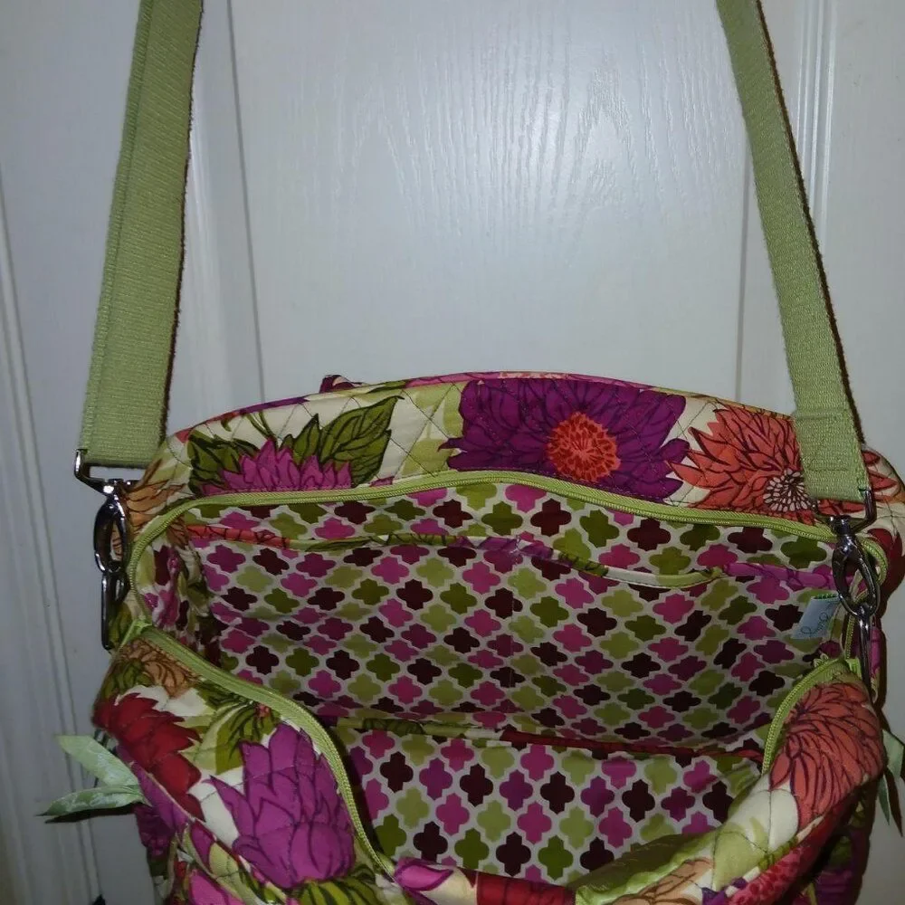 Vera Bradley Metropolitan Travel Laptop Messenger Bag retired 